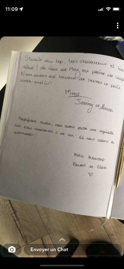 Appartamento Studio Classe Haut De Gamme-Metz Gare Esterno foto